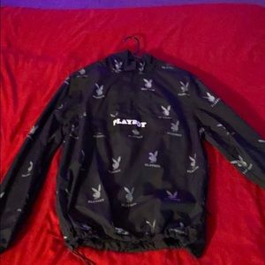 Reflective playboy windbreaker